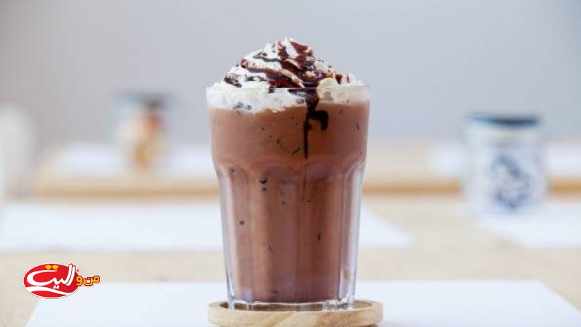 شیر کاکائو با بستنی