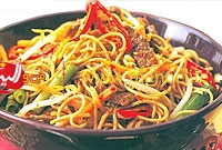 ماكاروني با گوشت