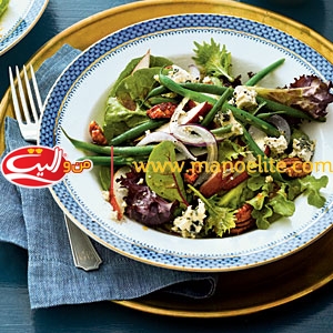 سالاد لوبیا و گلابی