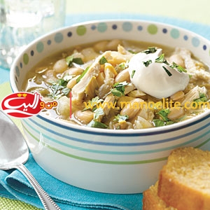 سوپ لوبیا و جوجه