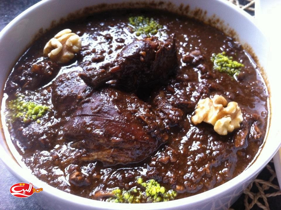 راز خوشرنگ و خوشمزه كردن خورش فسنجان