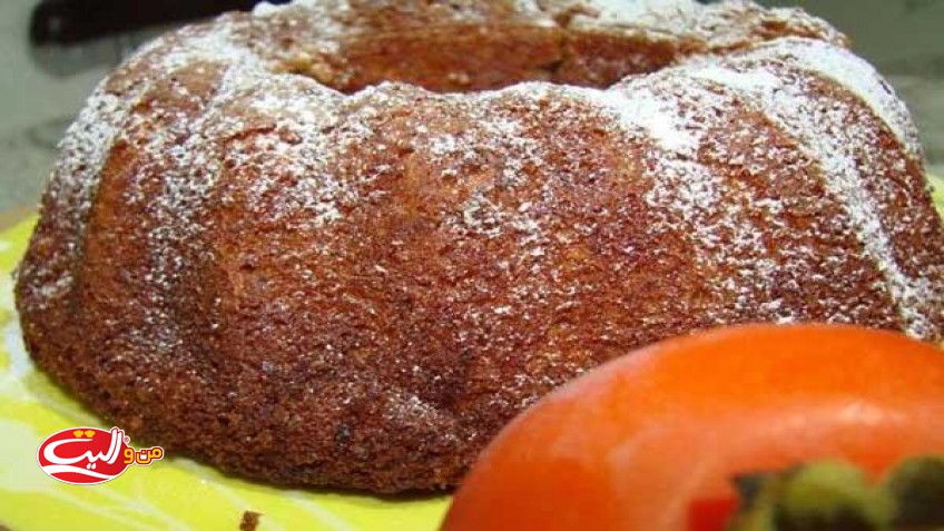 کیک خرمالو پاییزی