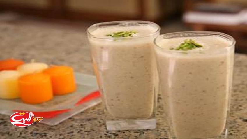 شير موز با مغز