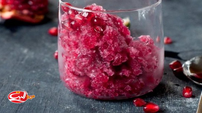 Pomegranate Granita