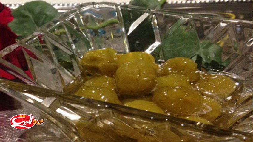 کمپوت گوجه سبز