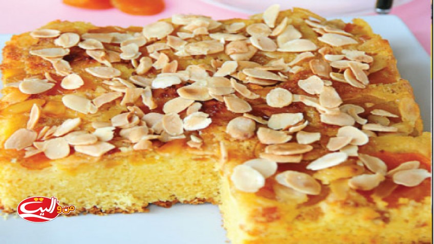 شیرینی خشك بادام و زردآلو