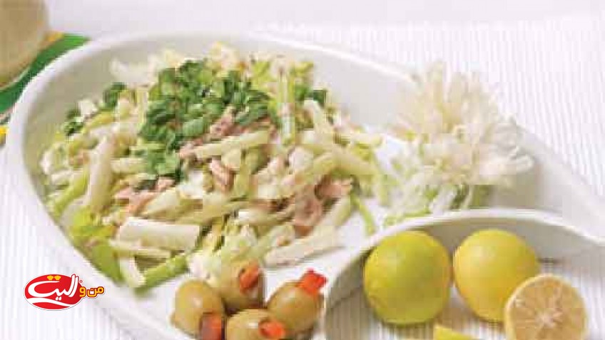 خوراک ماهی و کرفس
