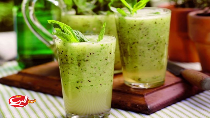 اسموتی خربزه و کیوی
