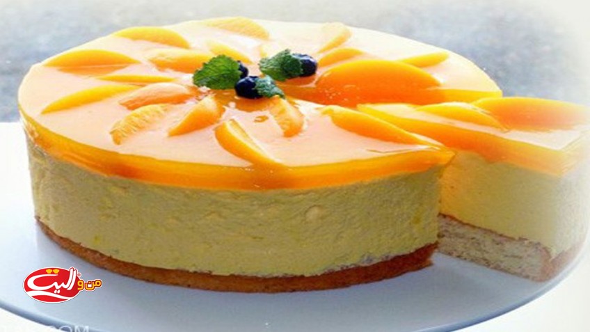 چیز کیک پرتقالی