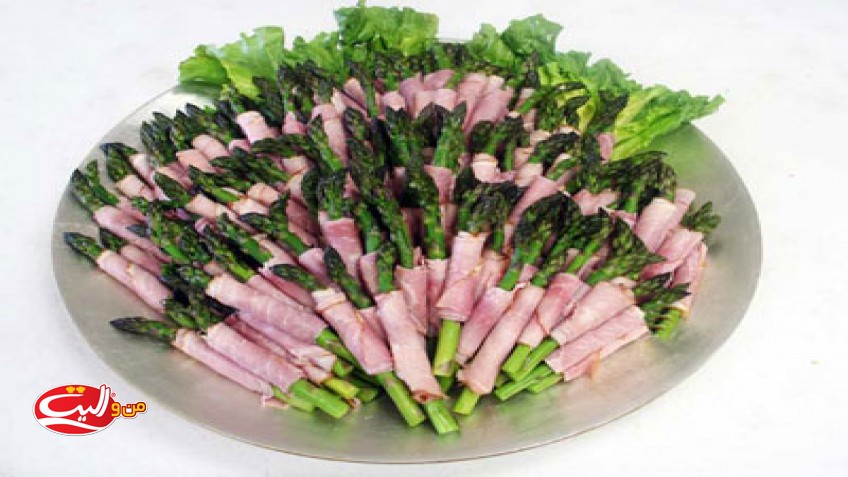 مارچوبه با ژامبون