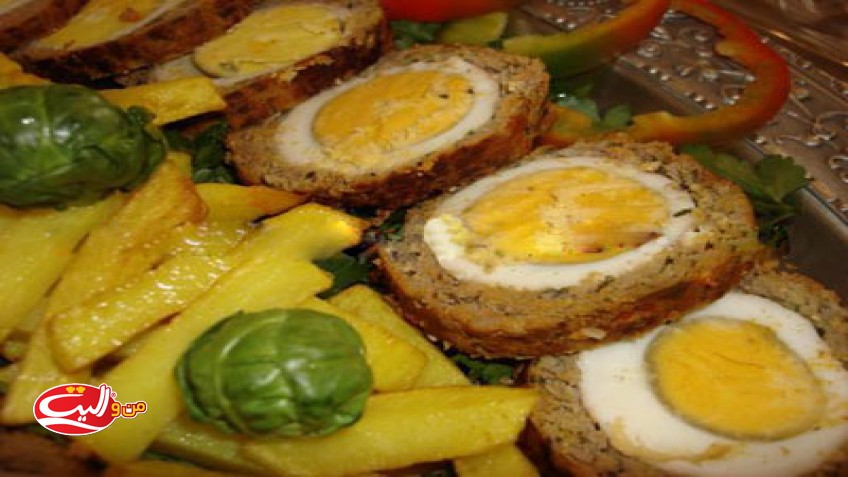 رول گوشت و تخم‌مرغ
